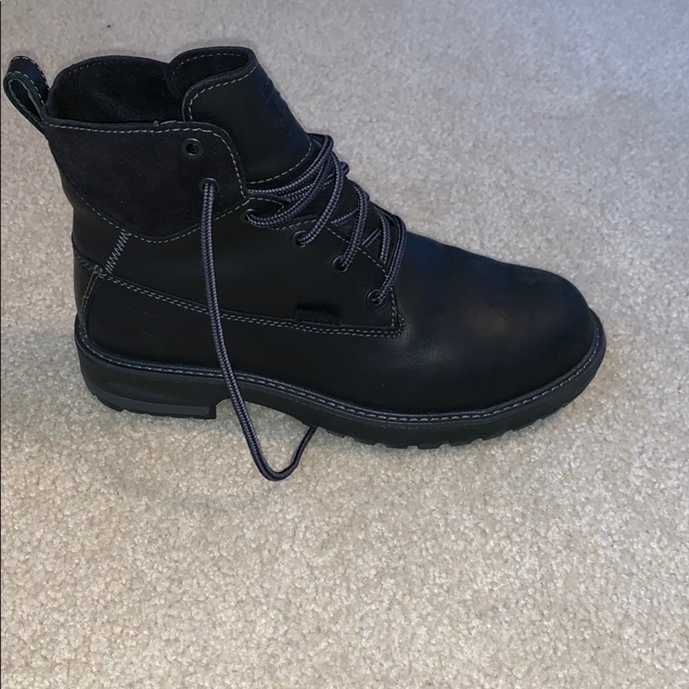 Black timberland pro boots
